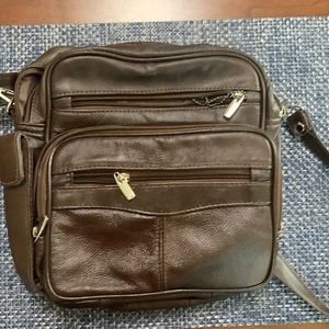 Brown traveler bag